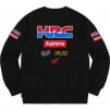 Supreme Supreme Honda Fox Racing Crewneck (FW19) - Black