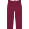 Supreme Crown Chino Pant (FW19) - Dark Cranberry
