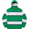 Supreme Stripe Hooded Sweatshirt (FW19) - Green