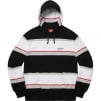Supreme Stripe Hooded Sweatshirt (FW19) - Black