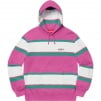 Supreme Stripe Hooded Sweatshirt (FW19) - Dusty Magenta