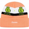Supreme Pay Me Beanie (FW19) - Peach