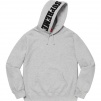 Supreme Mirrored Logo Hooded Sweatshirt (FW19) - Heather Grey