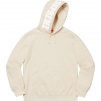 Supreme Mirrored Logo Hooded Sweatshirt (FW19) - Natural