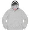 Supreme Mirrored Logo Hooded Sweatshirt (FW19) - Heather Grey