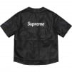 Supreme Supreme Nike Leather Baseball Jersey (FW19) - Black