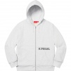 Supreme Thermal Zip Up Hooded Sweatshirt (FW19) - Ash Grey