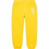 Supreme S Logo Sweatpant (SS20) - Yellow