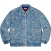 Supreme Checks Embroidered Denim Jacket (SS20) - Blue