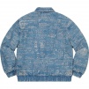 Supreme Checks Embroidered Denim Jacket (SS20) - Blue