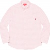 Supreme Jacquard Logos Denim Shirt (SS20) - Pink