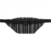 Supreme Woven Stripe Waist Bag (SS20) - Black