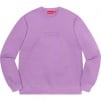 Supreme Cutout Logo Crewneck (SS20) - Violet