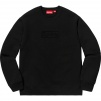 Supreme Cutout Logo Crewneck (SS20) - Black