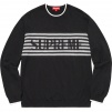Supreme Chest Stripe Sweater (SS20) - Black