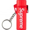 Supreme Waterproof Lighter Case Keychain (SS20) - Red