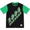 Supreme Bevel Text Ringer Tee (SS20) - Black