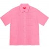 Supreme Embroidered S S Shirt (SS20) - Dusty Pink