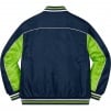 Supreme Contrast Script Varsity Jacket (FW20) - Navy