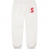 Supreme S Logo Sweatpant (FW20) - White