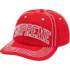 Supreme Big Stitch 6-Panel (FW20) - Red