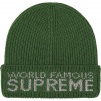 Supreme World Famous Beanie (FW20) - Dark Green