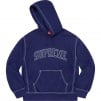 Supreme Big Stitch Hooded Sweatshirt (FW20) - Dark Royal