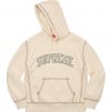 Supreme Big Stitch Hooded Sweatshirt (FW20) - Natural