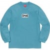 Supreme Woven Label L S Top (FW20) - Slate