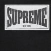 Supreme Woven Label L S Top (FW20) - Black