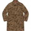 Supreme Script Logos Wool Overcoat (FW20) - Tan