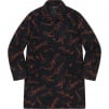 Supreme Script Logos Wool Overcoat (FW20) - Black