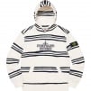 Supreme Supreme Stone Island Warp Stripe Hooded Sweatshirt (FW20) - White