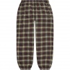 Supreme Tartan Flannel Skate Pant (FW20) - Black