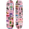 Supreme Stickers Skateboard (SS21) - Pink - 8.25" x 32.25"