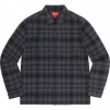 Supreme Plaid Flannel Shirt (SS21) - Black
