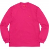 Supreme Small Box L S Tee (SS21) - Fuchsia