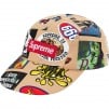 Supreme GORE-TEX Long Bill Camp Cap (SS21) - Tan Stickers