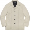Supreme Braided Leather Overcoat (SS21) - Sand