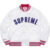 Supreme Supreme Mitchell & Ness Satin Varsity Jacket (SS21) - White