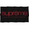 Supreme Five Boroughs Towel (SS21) - Black