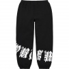 Supreme Old English Wrap Sweatpant (SS21) - Black