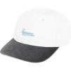 Supreme Velvet 2-Tone 6-Panel (FW21) - White