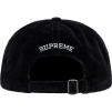 Supreme Velvet 2-Tone 6-Panel (FW21) - Black