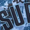 Supreme Kanji Camo Zip Up Baseball Jersey (FW21) - Blue