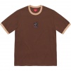 Supreme Dragon Ringer Tee (FW21) - Brown