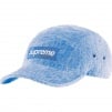 Supreme Velvet Pattern Camp Cap (FW21) - Light Blue