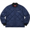 Supreme Quit Your Job Quilted Work Jacket (FW21) - Blue