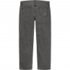 Supreme Regular Jean (FW21) - Washed Black