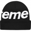 Supreme Big Logo Beanie (FW21) - Black